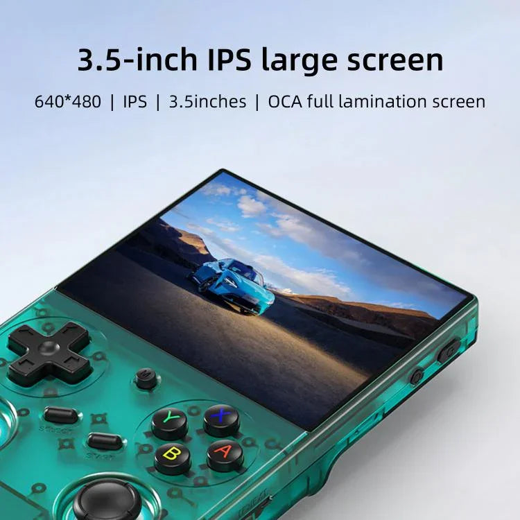 Console portable rétro ANBERNIC RG 35XXPro, écran 3,5 pouces, appareil de jeu de poche Linux 64 bits, 64G+128G, 64G+256G