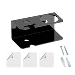 Support de rangement de rasoir en acrylique pour mur de salle de bain, 1 pièce, 2 pièces