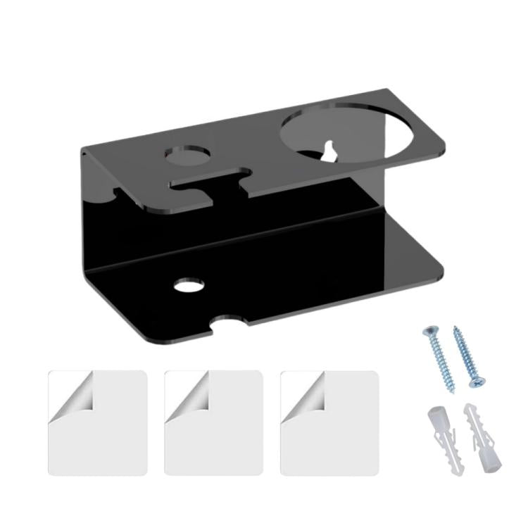 Support de rangement de rasoir en acrylique pour mur de salle de bain, 1 pièce, 2 pièces