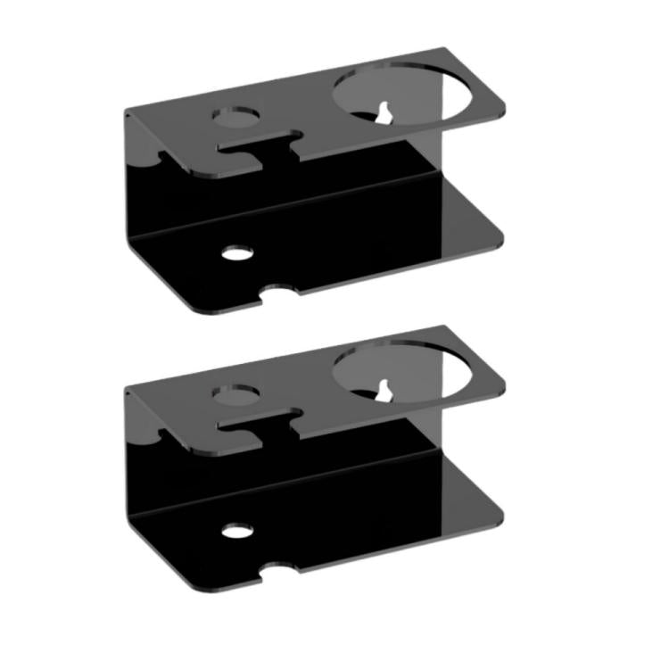 Support de rangement de rasoir en acrylique pour mur de salle de bain, 1 pièce, 2 pièces