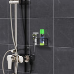 Support de rangement de rasoir en acrylique pour mur de salle de bain, 1 pièce, 2 pièces