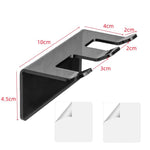 Support de rangement de rasoir mural de salle de bain en acrylique autocollant, 1 pièce, 2 pièces