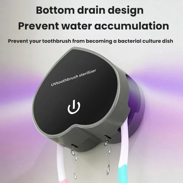 Stérilisateur de brosse à dents portable rechargeable USB avec stérilisation UV
