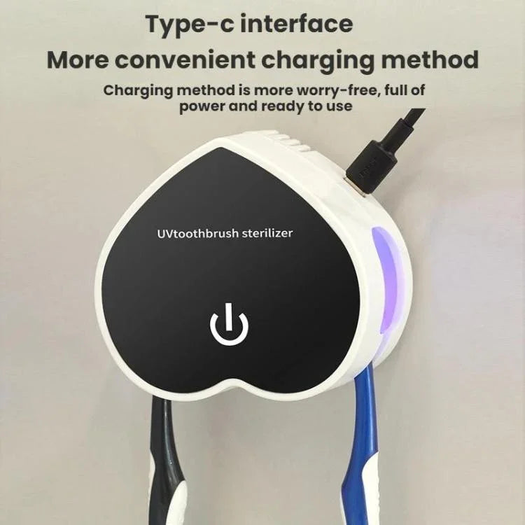 Stérilisateur de brosse à dents portable rechargeable USB avec stérilisation UV