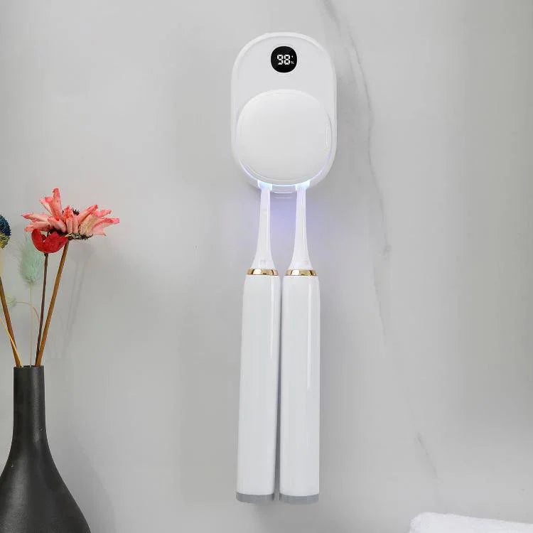 Stérilisateur de brosses à dents intelligent UV mural et séchoir à air