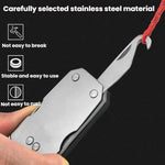 Clé hexagonale pliable, tournevis, clé réglable en acier inoxydable, outils multifonctions EDC, 8 en 1