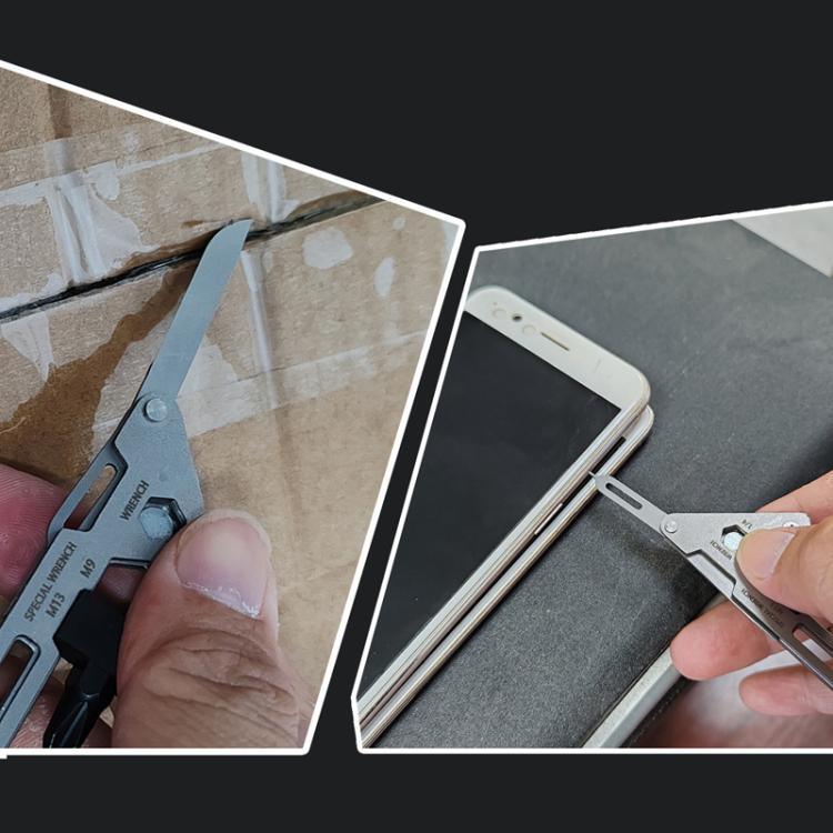 Outil d'éjection de carte SIM smartphone 7 en 1 avec porte-clés, outil mini portable multifonction, 7 en 1