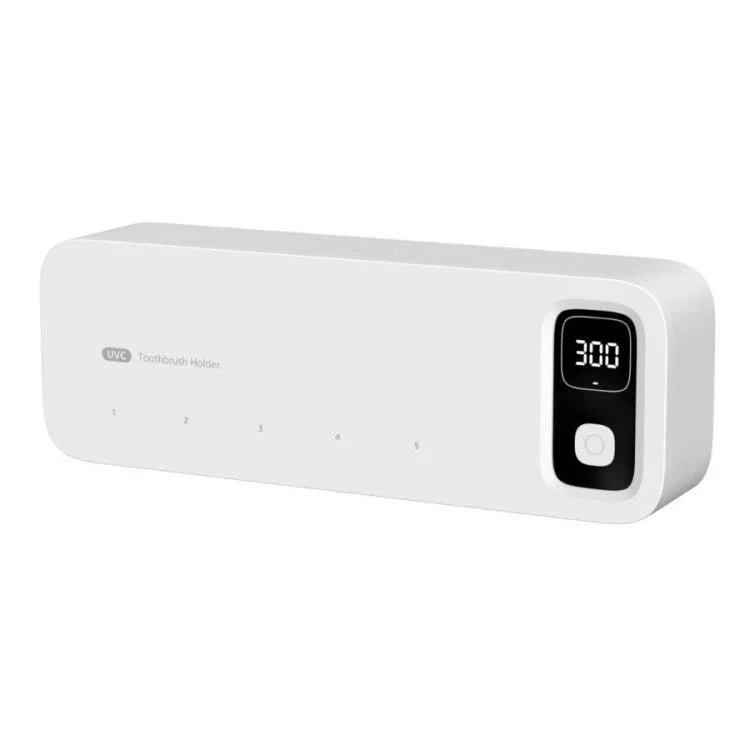 Stérilisateur UV pour brosses à dents électriques avec séchage automatique et rangement mural pour salle de bain