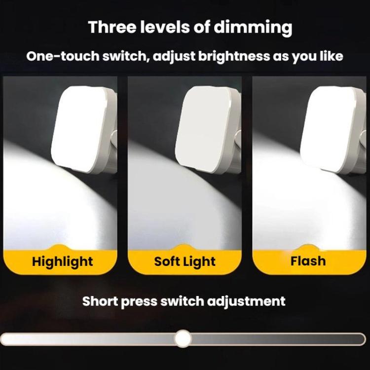 WS-C08 Lanterne de camping d'extérieur à trois niveaux d'éclairage Lampe de tente multifonctionnelle compacte et portable