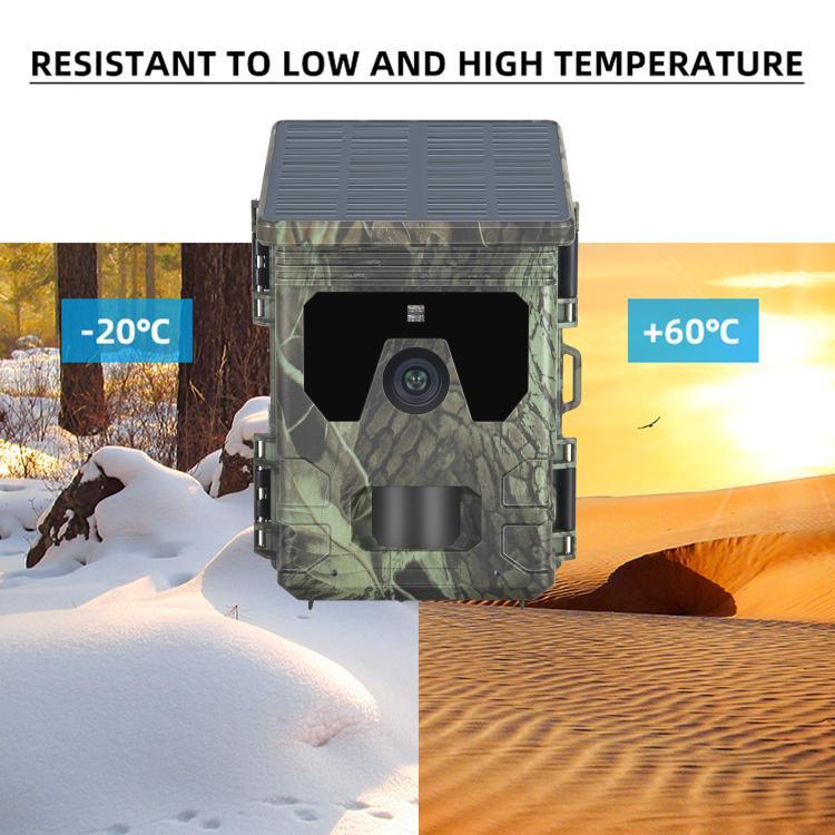 Caméra de Chasse Extérieure 2K 4G avec Contrôle Mobile à Distance via APP, Supporte Email / FTP, HC-600Pro