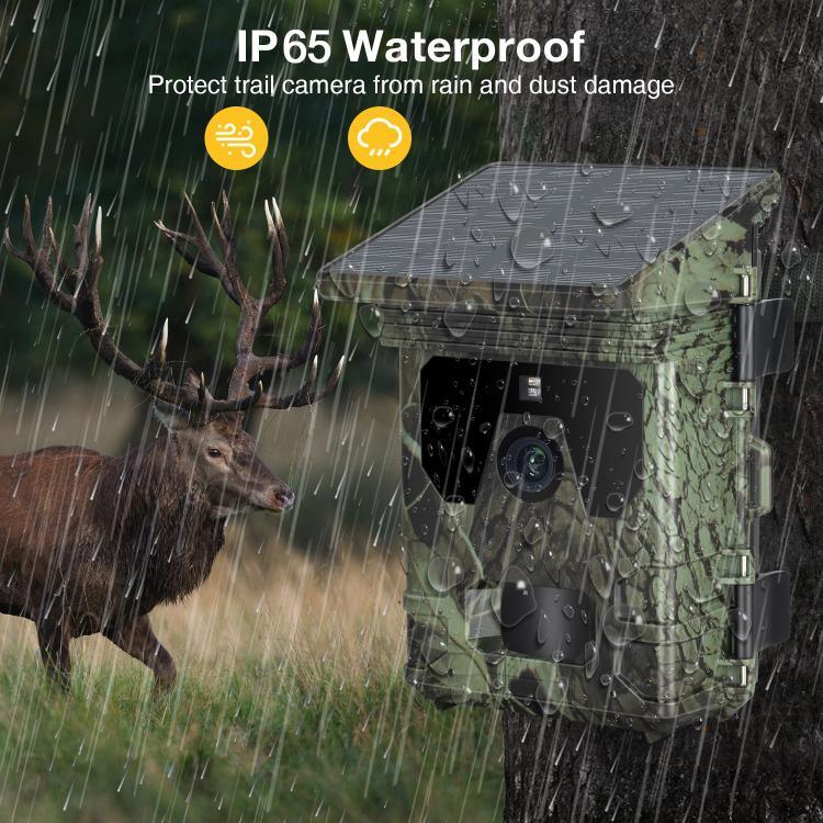 Caméra de Chasse Extérieure 2K 4G avec Contrôle Mobile à Distance via APP, Supporte Email / FTP, HC-600Pro