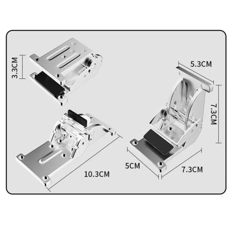Charnière pliante auto-bloquante à 90 degrés pour table, chaise, pied de lit, supports pliables