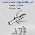 Car Electric/Pneumatic Pliers High-pressure Grease Nozzles, Double-handle Nozzle