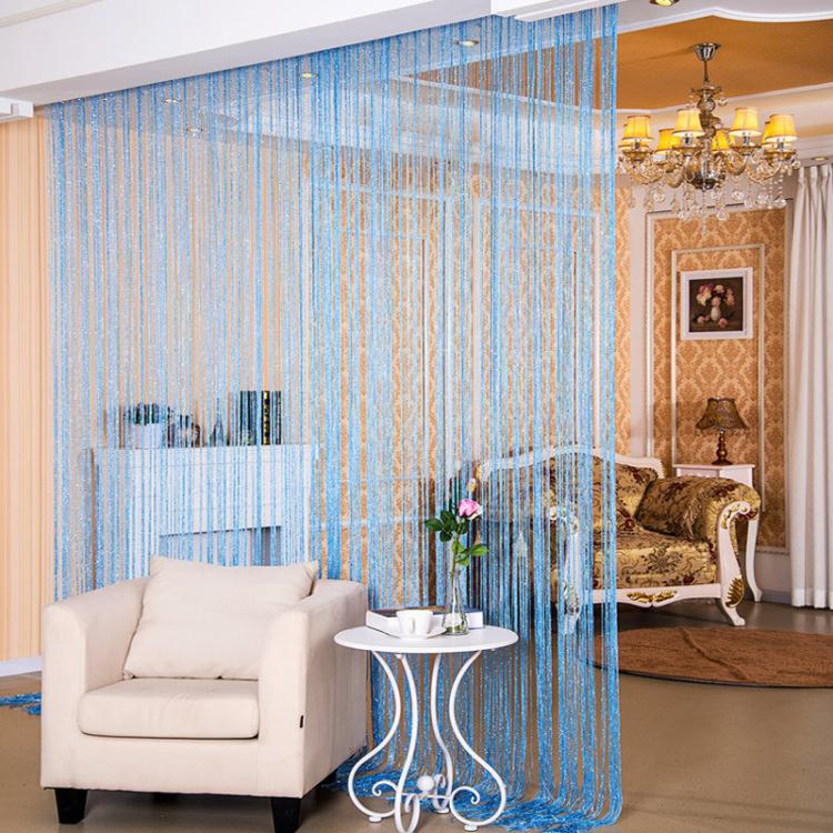 Rideau de porte à glands épais, rideau décoratif de séparation pour salon, 0,9 x 1,9m