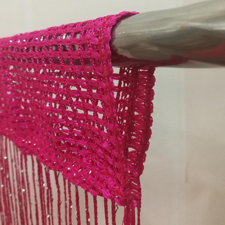 Rideau de porte à glands épais, rideau décoratif de séparation pour salon, 0,9 x 1,9m