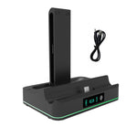 Pour Nintendo Switch 2 & Manettes Joy-Con Station de Charge KJH avec Éclairage Ambiant, PG-SW2130 Blanc, PG-SW2130 Noir