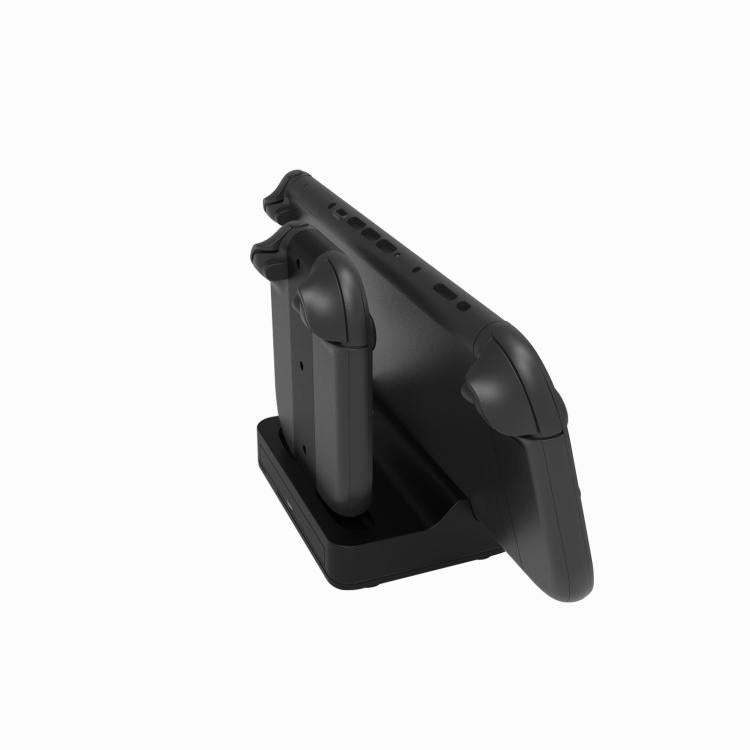 Pour Nintendo Switch 2 & Manettes Joy-Con Station de Charge KJH avec Éclairage Ambiant, PG-SW2130 Blanc, PG-SW2130 Noir