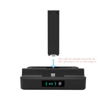 Pour Nintendo Switch 2 & Manettes Joy-Con Station de Charge KJH avec Éclairage Ambiant, PG-SW2130 Blanc, PG-SW2130 Noir