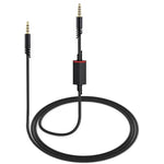 Câble de casque de jeu tressé 2 m pour Logitech Astro A10 / A40 / A30, bouton noir, bouton noir et blanc, bouton gris et noir, réglage noir, réglage bleu, réglage gris, carré rouge et noir, carré noir