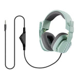 Câble de casque de jeu tressé 2 m pour Logitech Astro A10 / A40 / A30, bouton noir, bouton noir et blanc, bouton gris et noir, réglage noir, réglage bleu, réglage gris, carré rouge et noir, carré noir
