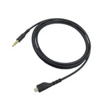 Câble d’écouteurs USB mini jack 1,5 m en TPE pour SteelSeries Arctis Prime / 3 / 5 / 7 / Pro, ZS0271