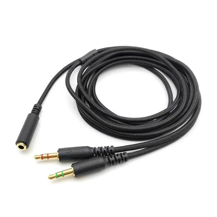 Câble d’extension 2 en 1 mâle 3,5 mm vers femelle pour Razer Kraken V2, adaptateur audio, ZS0190