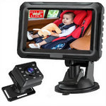 Moniteur Bébé Voiture HD 1080P 4,3 pouces