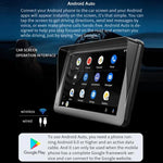 Écran tactile HD de 7 pouces + image de recul HD avec 8 LED, lecteur MP5 de voiture sans fil Carplay, X5300 avec caméra à 8 LED