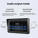 Écran tactile HD de 7 pouces + image de recul HD avec 8 LED, lecteur MP5 de voiture sans fil Carplay, X5300 avec caméra à 8 LED