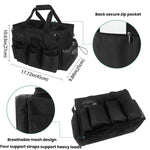 Sac de rangement pour produits d'entretien avec tablier de poche détachable