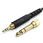 Câble audio à ressort pour casque 1,2 m, pour Pioneer HDJ-CUE1 / HDJ-X7 / HDJ-S7 / HDJ-X5 / HDJ-S7, prise coudée, prise droite
