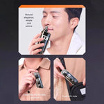 WUSHANG Tondeuse Nez Rechargeable Chargement USB-C Toilettage Nasal Doux et Indolore