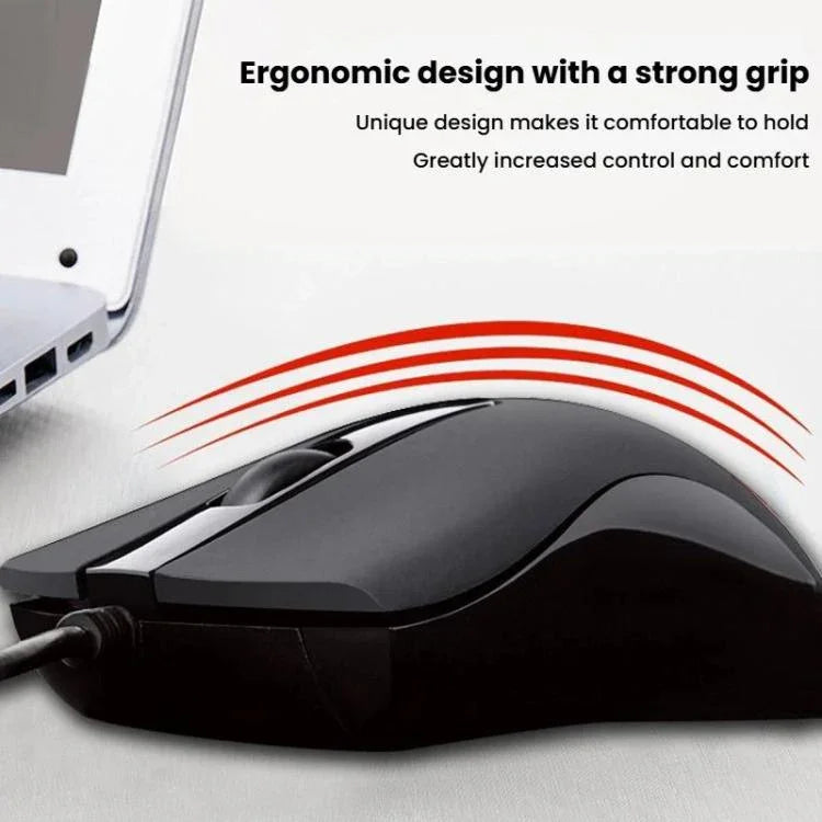 Souris optique filaire ergonomique 1000 DPI Little Kangaroo DS-917 pour ordinateur portable, bureau, jeu, DS-917 USB