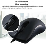 Souris optique filaire ergonomique 1000 DPI Little Kangaroo DS-917 pour ordinateur portable, bureau, jeu, DS-917 USB