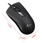 Souris optique filaire ergonomique 1000 DPI Little Kangaroo DS-917 pour ordinateur portable, bureau, jeu, DS-917 USB