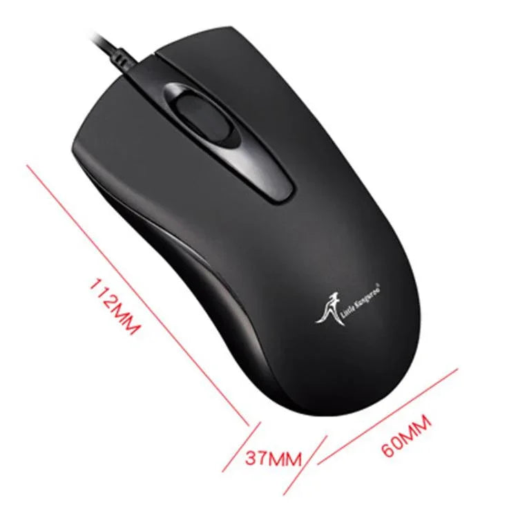 Souris optique filaire ergonomique 1000 DPI Little Kangaroo DS-917 pour ordinateur portable, bureau, jeu, DS-917 USB
