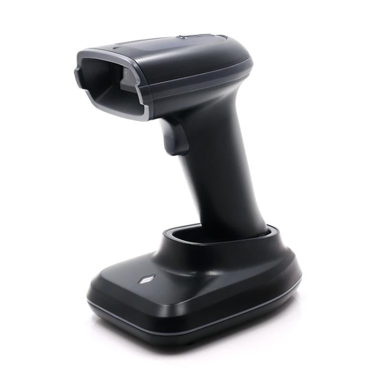 Scanner de code-barres QR sans fil longue portée avec base, simple 2,4G, 2,4G + Bluetooth