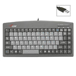 Clavier filaire Little Kangaroo DS-9827 88 touches avec anneau magnétique pour ordinateur portable, clavier industriel de bureau, PS2, USB