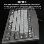 Clavier filaire Little Kangaroo DS-9827 88 touches avec anneau magnétique pour ordinateur portable, clavier industriel de bureau, PS2, USB