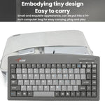 Clavier filaire Little Kangaroo DS-9827 88 touches avec anneau magnétique pour ordinateur portable, clavier industriel de bureau, PS2, USB