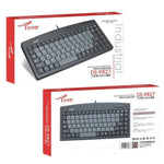 Clavier filaire Little Kangaroo DS-9827 88 touches avec anneau magnétique pour ordinateur portable, clavier industriel de bureau, PS2, USB
