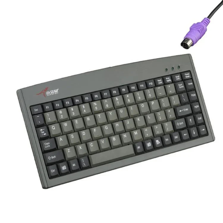 Clavier filaire Little Kangaroo DS-3000 88 touches avec anneau magnétique pour ordinateur portable, clavier industriel de bureau, PS2, USB