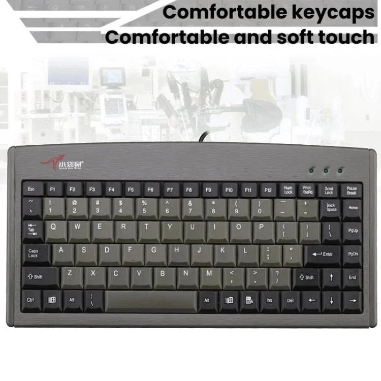 Clavier filaire Little Kangaroo DS-3000 88 touches avec anneau magnétique pour ordinateur portable, clavier industriel de bureau, PS2, USB