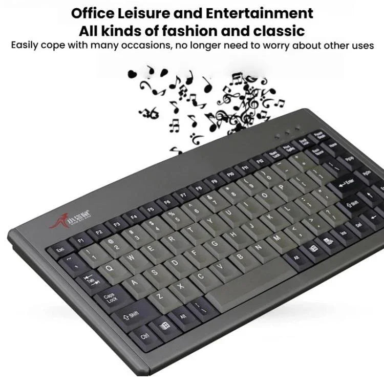 Clavier filaire Little Kangaroo DS-3000 88 touches avec anneau magnétique pour ordinateur portable, clavier industriel de bureau, PS2, USB