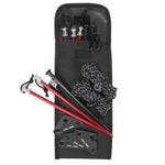 COOL CAMP F-3014 2 sacs de rangement rectangulaires pour piquets de tente de camping en plein air, sacs à outils portatifs