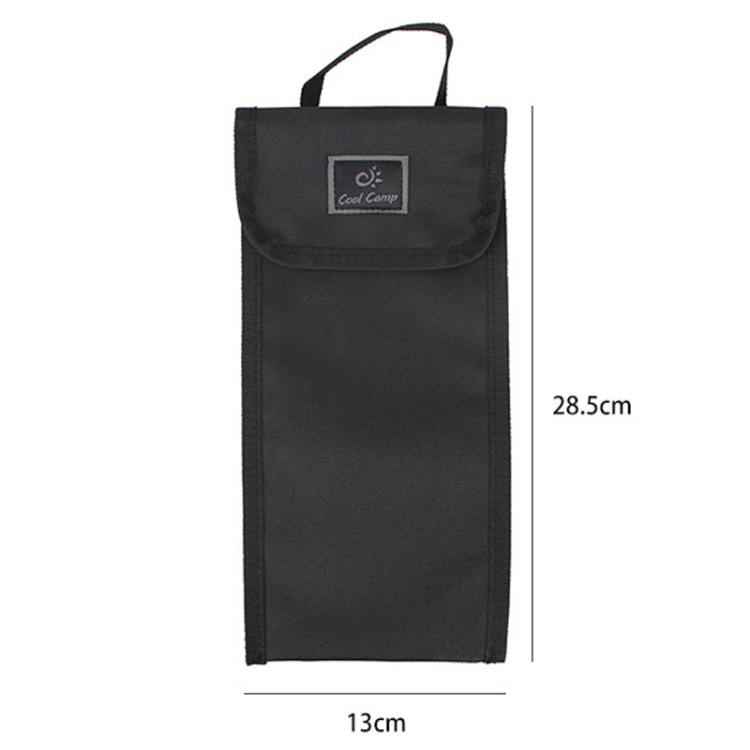 COOL CAMP F-3014 2 sacs de rangement rectangulaires pour piquets de tente de camping en plein air, sacs à outils portatifs