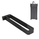 COOL CAMP CF-7001 Support pliant de rangement pour camping en extérieur Tapis de support de base pour seau d'eau de camping