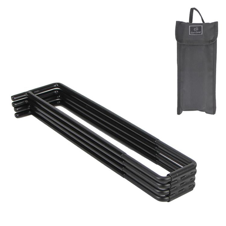 COOL CAMP CF-7001 Support pliant de rangement pour camping en extérieur Tapis de support de base pour seau d'eau de camping