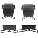 COOL CAMP CF-7001 Support pliant de rangement pour camping en extérieur Tapis de support de base pour seau d'eau de camping