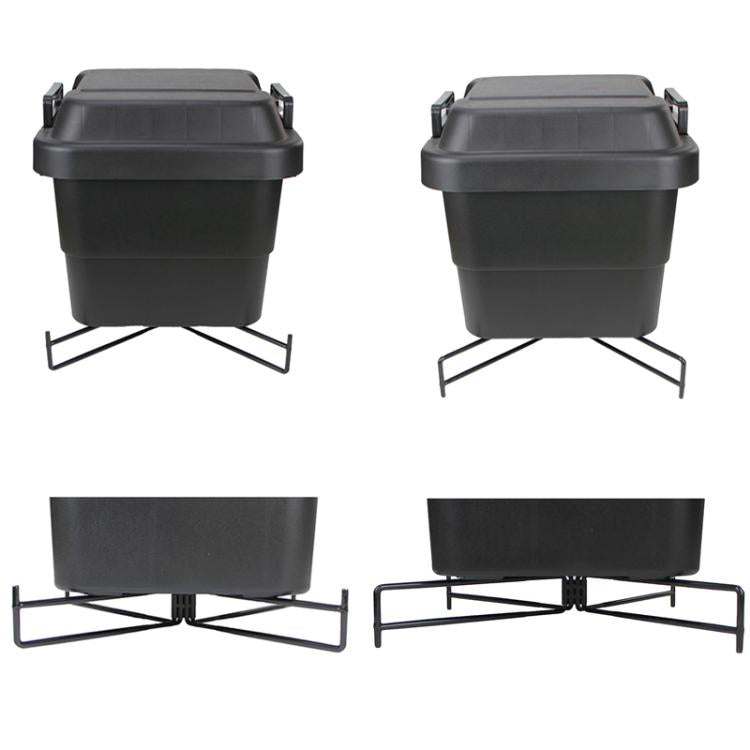 COOL CAMP CF-7001 Support pliant de rangement pour camping en extérieur Tapis de support de base pour seau d'eau de camping